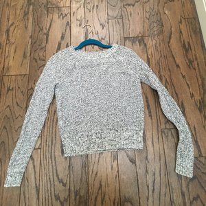 American Eagle Black and White Knit Sweater
